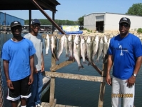 James Dorrongh, another father and sons teams first trip, much,much fun. More large fish returned to the lake